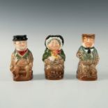 GROUP OF 3 ROYAL DOULTON SMALL DICKENS TOBY JUGS