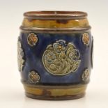 DOULTON LAMBETH ART NOUVEAU GLAZED EARTHENWARE JAR