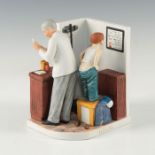 "BEFORE THE SHOT" BISQUE PORCELAIN SCENE BY DAVE GROSSMAN DESIGNS.