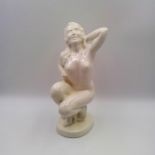 ANTIQUE PEXIDER LETOVICE PORCELAIN FIGURINE NUDE