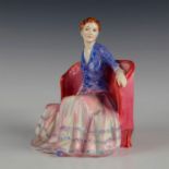 ROYAL DOULTON ART DECO FIGURINE, CICELY HN1516