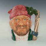 ROYAL DOULTON LARGE CHARACTER JUG, LUMBERJACK D6610