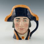 ROYAL DOULTON LARGE CHARACTER JUG, LORD NELSON