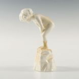 ROYAL DOULTON ART DECO LUSTRE FIGURE, CHILD STUDY