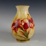 MOORCROFT POTTERY ART DECO FLORAL VASE