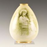 DOULTON BURSLEM PORCELAIN VASE, WANDERING FANCIES