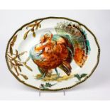 ROYAL DOULTON PRESENTATION PLATTER, TURKEY