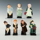 SET OF 7 ROYAL DOULTON MINIATURE DICKENS FIGURINES