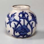 MACINTYRE BURSLEM BLUE & WHITE MINIATURE VASE