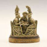 ROYAL DOULTON GEORGE TINWORTH GROUP FIGURE, SCANDAL