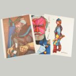 TRIO OF FERDIE PACHECO COLOR LITHOGRAPHS, ONE SIGNED