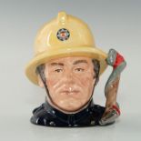 ROYAL DOULTON SMALL CHARACTER JUG, FIREMAN D6839