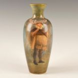 DOULTON BURSLEM VASE, SHAKEPEAREAN CHARACTER