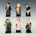 SET OF 6 ROYAL DOULTON MINIATURE DICKENS FIGURINES