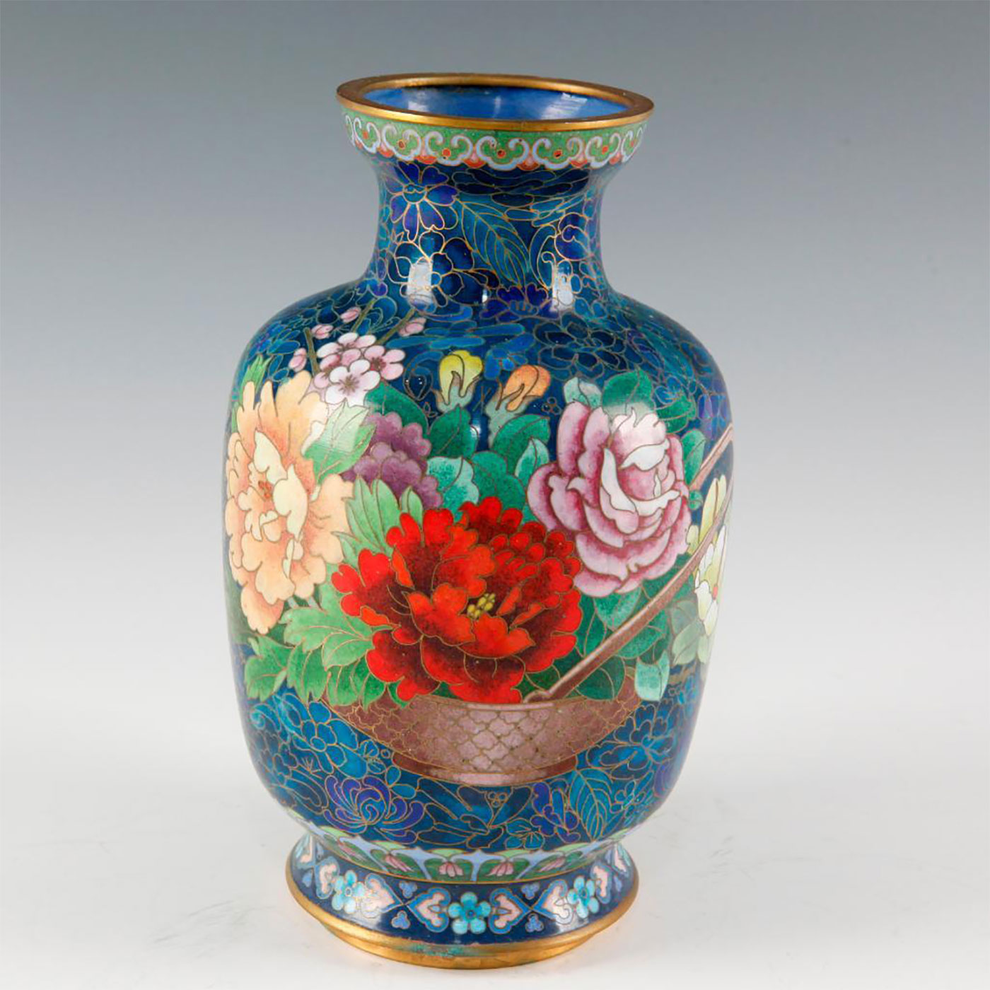 CHINESE CLOISONNE VASE - Image 2 of 4