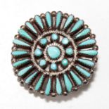 NATIVE AMERICAN NAVAJO CLUSTER PIN