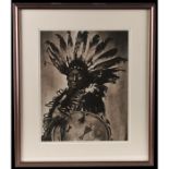 NATIVE AMERICAN CHIEF VINTAGE PHOTOGRAPH