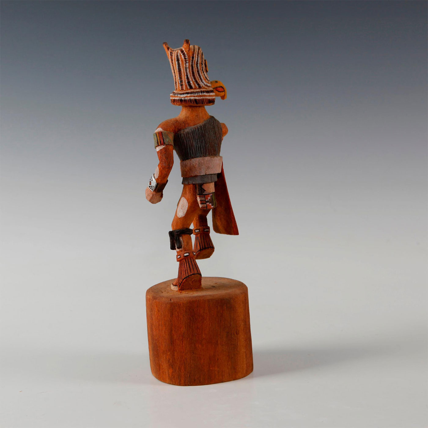 NATIVE AMERICAN HOPI SCREECH OWL KACHINA DOLL - Image 3 of 4