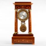 19TH CENTURY NEOCLASSICAL PORTICO CLOCK, PIGNERET