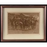 FREDERIC REMINGTON ORIGINAL WARNING SHOTS PRINT