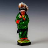 ROYAL WORCESTER NATIVE AMERICAN FIGURINE, INDIAN CHIEF