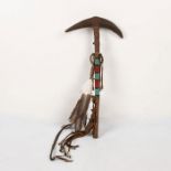 NATIVE AMERICAN BUFFALO HORN WAR CLUB