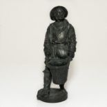 A. GAUDEZ (FRENCH, 1845-1902) BRONZE FIGURE