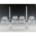 PAIR OF WATERFORD CRYSTAL CANDELABRA'S