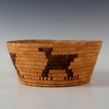 NATIVE AMERICAN WOVEN BASKET