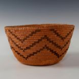 NATIVE AMERICAN WOVEN OPEN BASKET