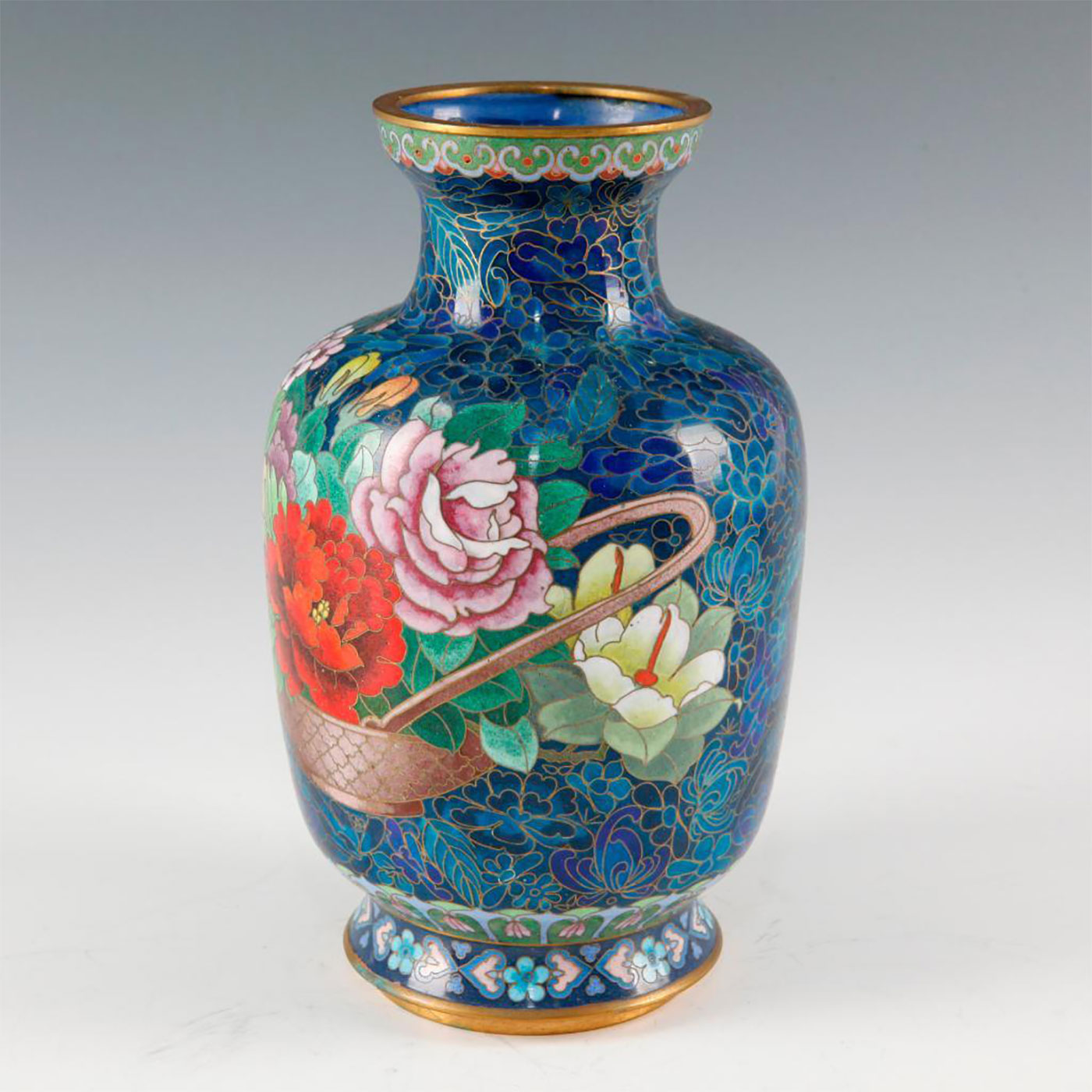 CHINESE CLOISONNE VASE - Image 3 of 4