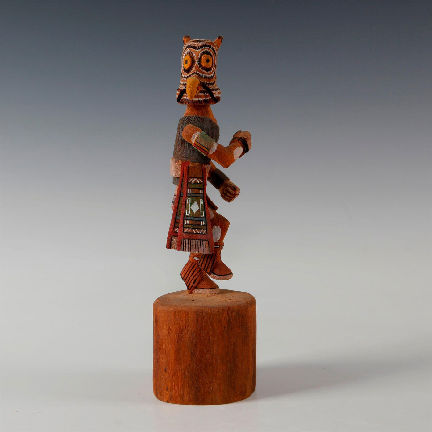 NATIVE AMERICAN HOPI SCREECH OWL KACHINA DOLL