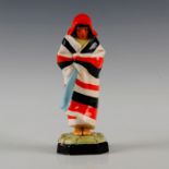ROYAL WORCESTER FIGURINE, NATIVE AMERICAN INDIAN SQUAW