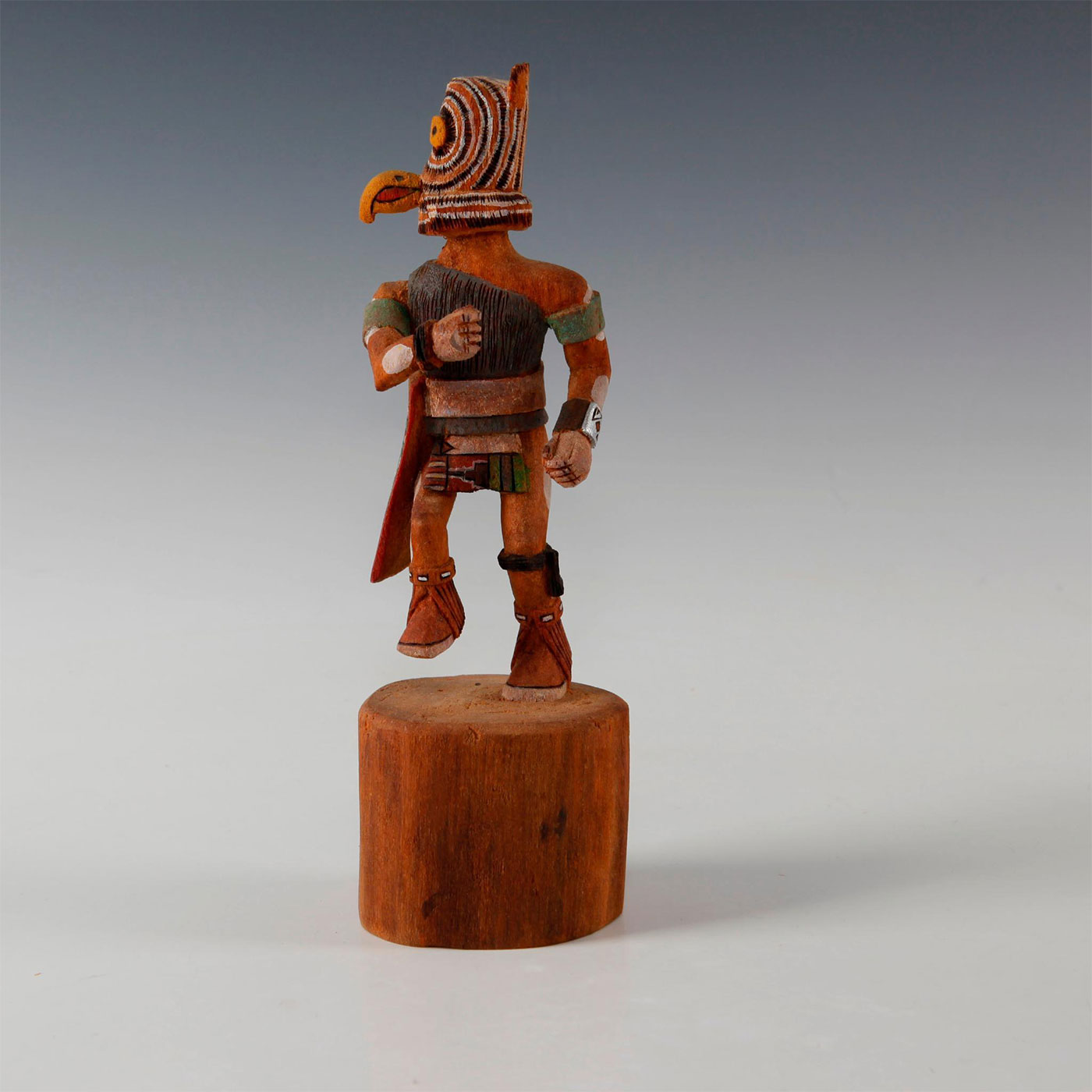 NATIVE AMERICAN HOPI SCREECH OWL KACHINA DOLL - Image 2 of 4