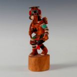 NATIVE AMERICAN TRIBAL HAND CARVED WOOD KACHINA