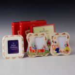 ROYAL DOULTON 3 BUNNYKINS PICTURE FRAMES