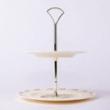 ROYAL DOULTON BUNNYKINS 2 TIER DESSERT PLATES STAND