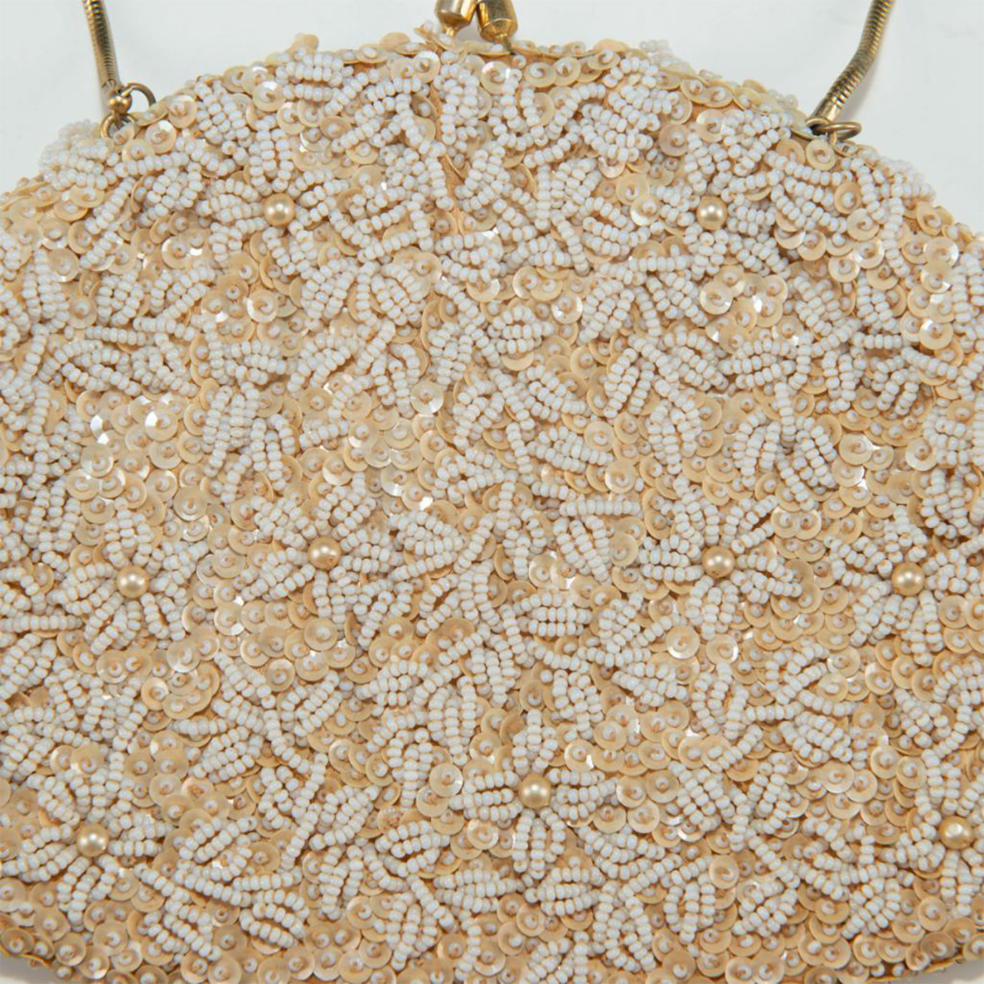 VINTAGE HAND-BEADED EMSON STRUCTURED PURSE - Image 2 of 4