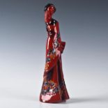 ROYAL DOULTON FLAMBE FIGURINE, EASTERN GRACE HN3683