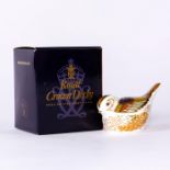 ROYAL CROWN DERBY BIRD FIGURINE, FIRECREST