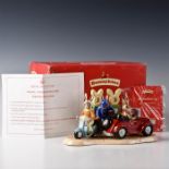 ROYAL DOULTON BUNNYKINS FIGURINE ALL FUELED UP TABLEAU