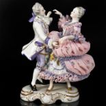 IRISH DRESDEN FIGURINE, VIENNA WALTZ