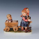 HUMMEL PLEASANT JOURNEY CERAMIC SCULTPURE