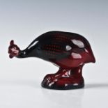 ROYAL DOULTON FLAMBE, GUINEA FOWL ANIMAL FIGURINE HN125