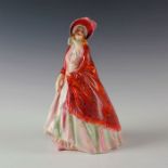 ROYAL DOULTON FIGURINE, THE PAISLEY SHAWL HN1392