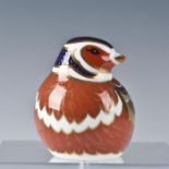 ROYAL CROWN DERBY BIRD FIGURINE, CHAFFINCH