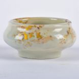 EXPERIMENTAL ROYAL DOULTON TITANIAN AND GILT BOWL