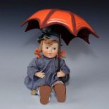 HUMMEL UMBRELLA GIRL DANBURY MINT DOLL