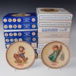 LOT OF 17 HUMMEL COLLECTOR PLATES