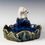 DOULTON LAMBETH ART DECO POLAR BEAR BIBELOT ASHTRAY